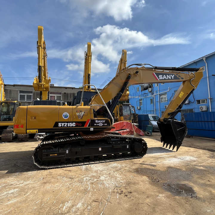 China brands good quality second-hand Sany SY215C excavator hydraulic crawler 21ton used sany 215 excavator - Máy xúc bánh xích: hình 1 China brands good quality second-hand Sany SY215C excavator hydraulic crawler 21ton used sany 215 excavator - Máy xúc bánh xích: hình 1