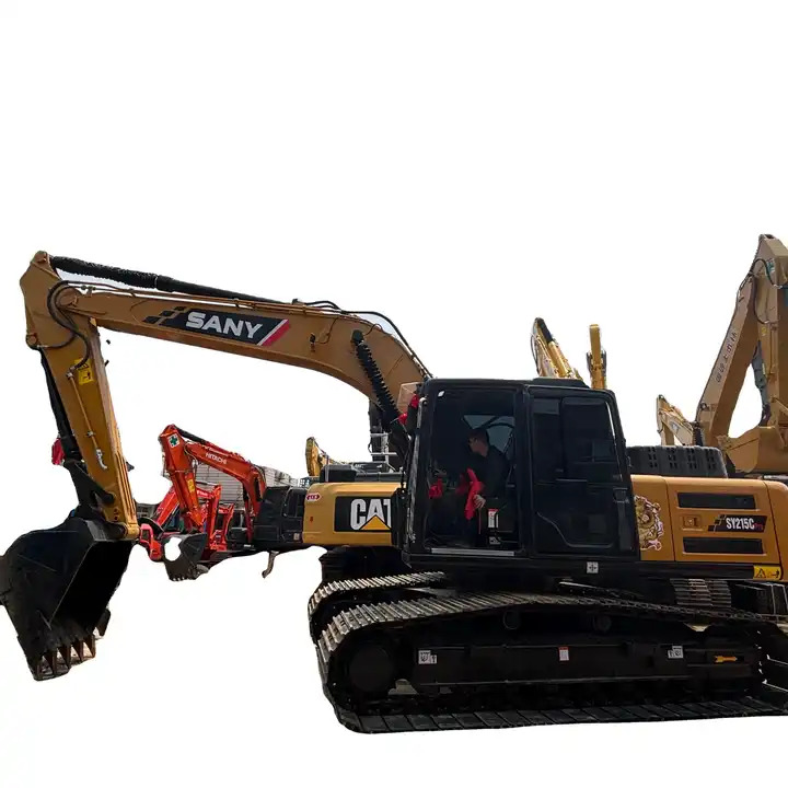 Factory Direct Sale Sany 215C Pro Excavator Machine 20ton SANY 215 SY215 SY215C SY215H Used Excavators in Shanghai - Máy xúc: hình 1 Factory Direct Sale Sany 215C Pro Excavator Machine 20ton SANY 215 SY215 SY215C SY215H Used Excavators in Shanghai - Máy xúc: hình 1