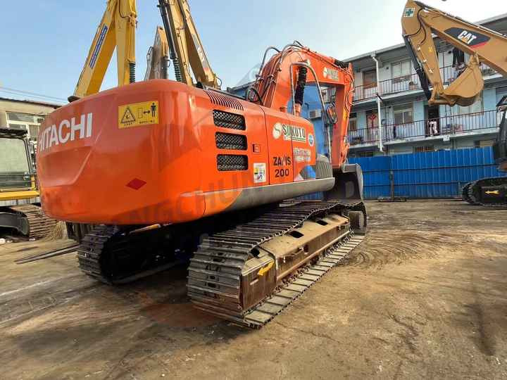 Hot sale Used Hitachi ZX200-3 digger 20ton Excavator second hand excavator - Máy xúc bánh xích: hình 4 Hot sale Used Hitachi ZX200-3 digger 20ton Excavator second hand excavator - Máy xúc bánh xích: hình 4
