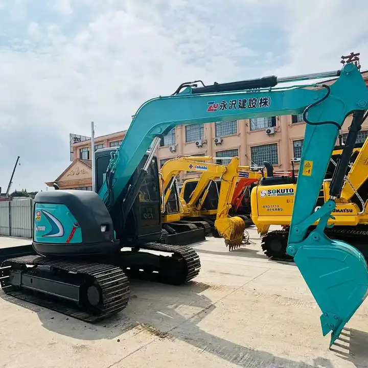 Original Color 7 Ton Hydraulic Excavator Kobelco Sk75-8 Mini Tracked Excavator With Quality Warranty In Shanghai - Máy xúc bánh xích: hình 1 Original Color 7 Ton Hydraulic Excavator Kobelco Sk75-8 Mini Tracked Excavator With Quality Warranty In Shanghai - Máy xúc bánh xích: hình 1