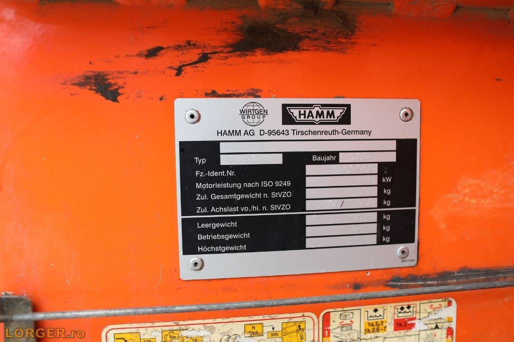 Máy lăn đường Hamm DV 90 VV: hình 13 Máy lăn đường Hamm DV 90 VV: hình 13