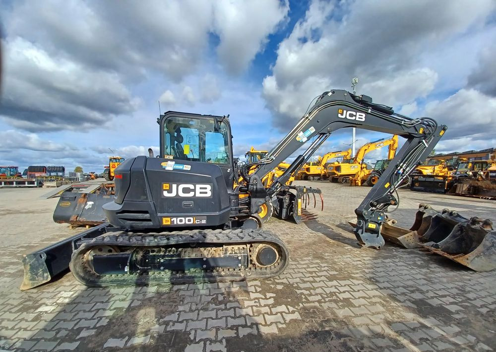 JCB Minikoparka gąsienicowa 100C-2 - Máy xúc bánh xích: hình 4 JCB Minikoparka gąsienicowa 100C-2 - Máy xúc bánh xích: hình 4