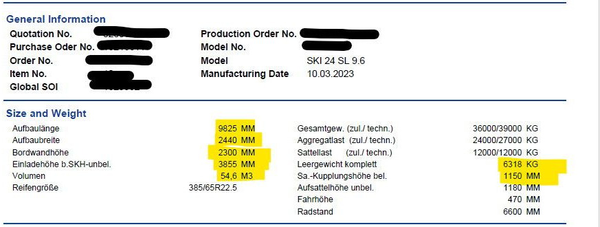 Sơ mi rơ moóc ben mới Schmitz Cargobull SKI 24 ALUMULDE SL 9,6/ 50/55 m³ MULTITÜRE: hình 6