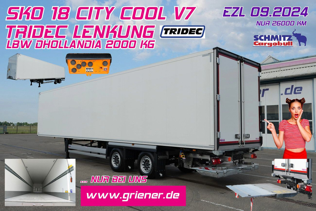 Schmitz Cargobull SKO 18/ LZG CITY /COOL V7 LBW /TRIDEC /FP 45 - Sơ mi rơ moóc hộp kín: hình 1 Schmitz Cargobull SKO 18/ LZG CITY /COOL V7 LBW /TRIDEC /FP 45 - Sơ mi rơ moóc hộp kín: hình 1