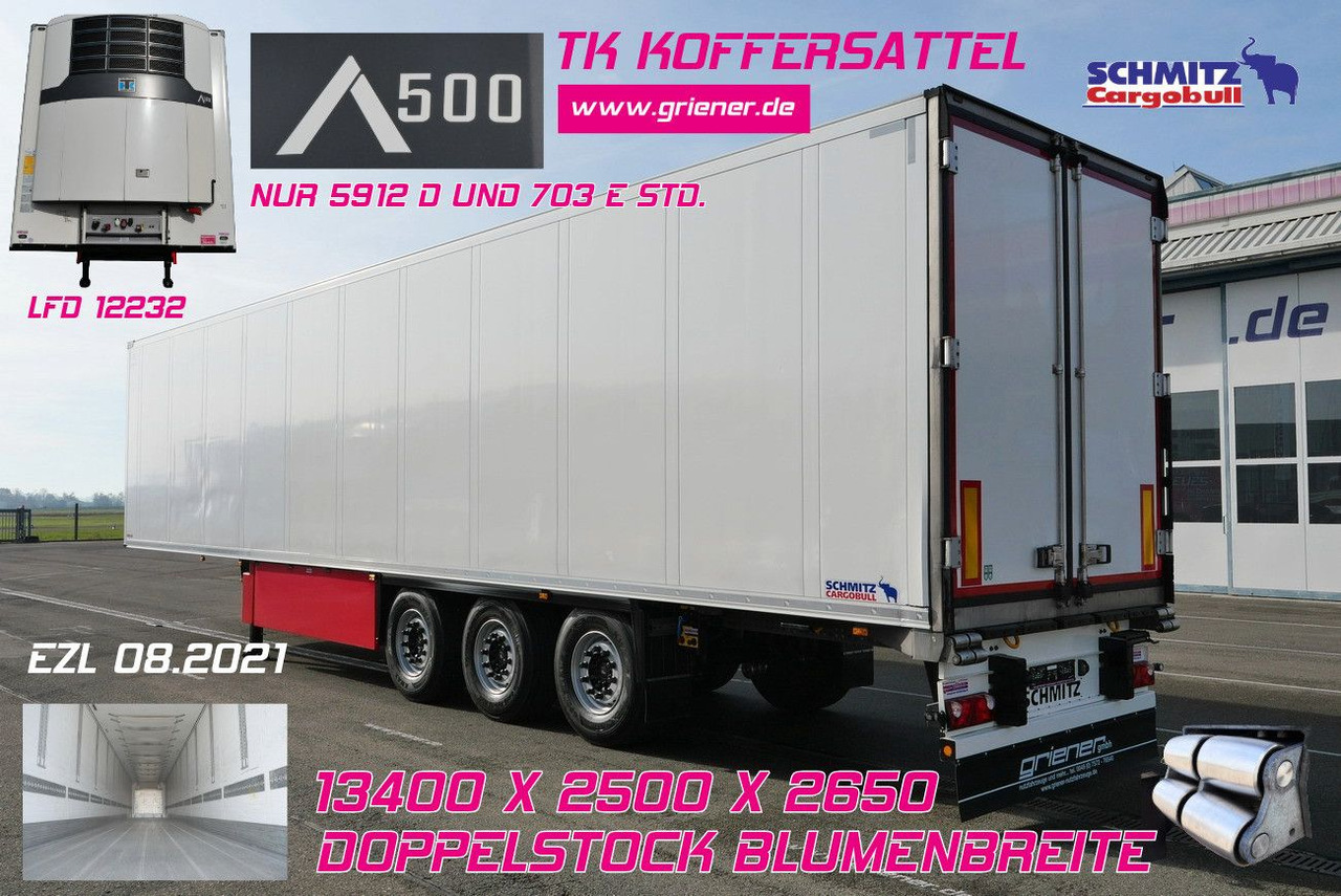 Schmitz Cargobull SKO 24/DOPPELSTOCK BLUMEN TK A500 DRP FP 45 - Sơ mi rơ moóc đông lạnh: hình 1 Schmitz Cargobull SKO 24/DOPPELSTOCK BLUMEN TK A500 DRP FP 45 - Sơ mi rơ moóc đông lạnh: hình 1