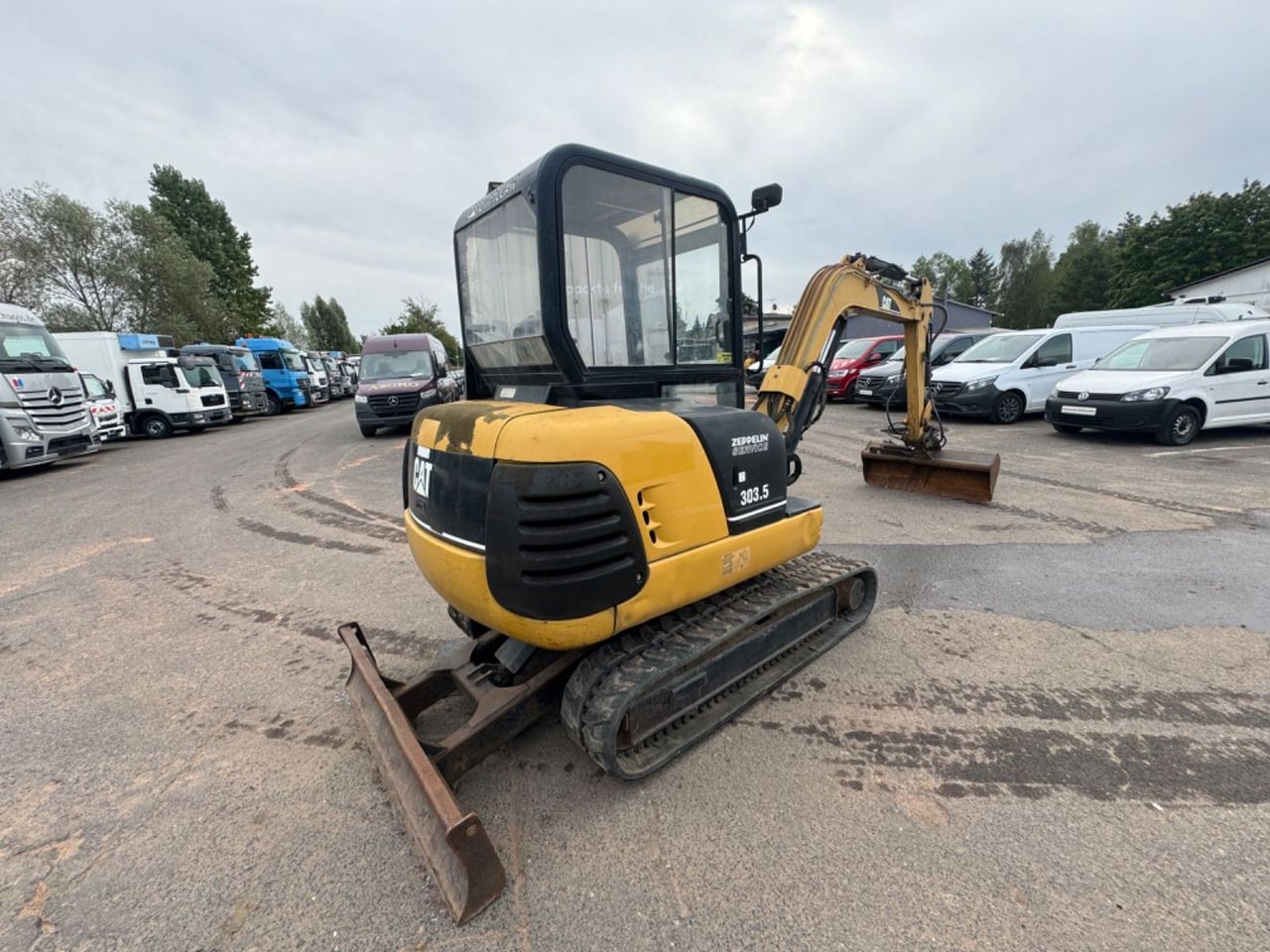 CAT 303.5 CAB Tieflöffel Graberäumer - Máy xúc mini: hình 3 CAT 303.5 CAB Tieflöffel Graberäumer - Máy xúc mini: hình 3