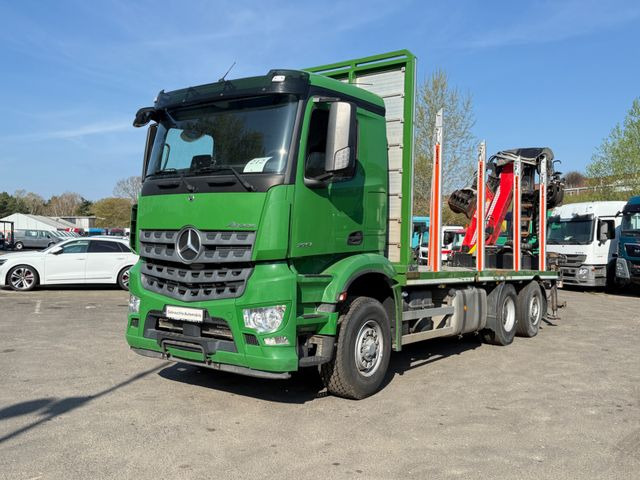 Mercedes-Benz Actros 2571 Holztransporter mit Kran - Xe chở gỗ, Xe cẩu tự hành: hình 3 Mercedes-Benz Actros 2571 Holztransporter mit Kran - Xe chở gỗ, Xe cẩu tự hành: hình 3