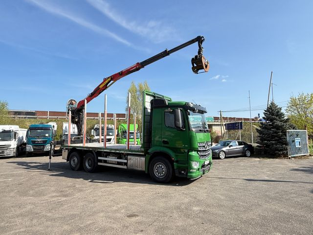 Xe chở gỗ, Xe cẩu tự hành Mercedes-Benz Actros 2571 Holztransporter mit Kran: hình 10 Xe chở gỗ, Xe cẩu tự hành Mercedes-Benz Actros 2571 Holztransporter mit Kran: hình 10