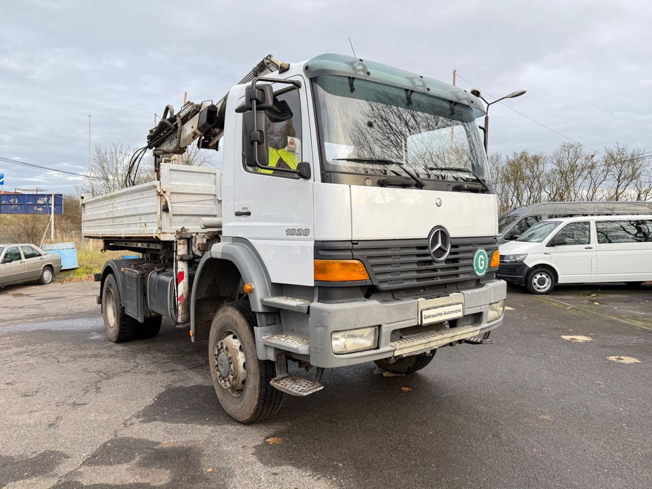Mercedes-Benz Atego 1828 4x4 Kipper-Kran Atlas - Xe ben, Xe cẩu tự hành: hình 3 Mercedes-Benz Atego 1828 4x4 Kipper-Kran Atlas - Xe ben, Xe cẩu tự hành: hình 3