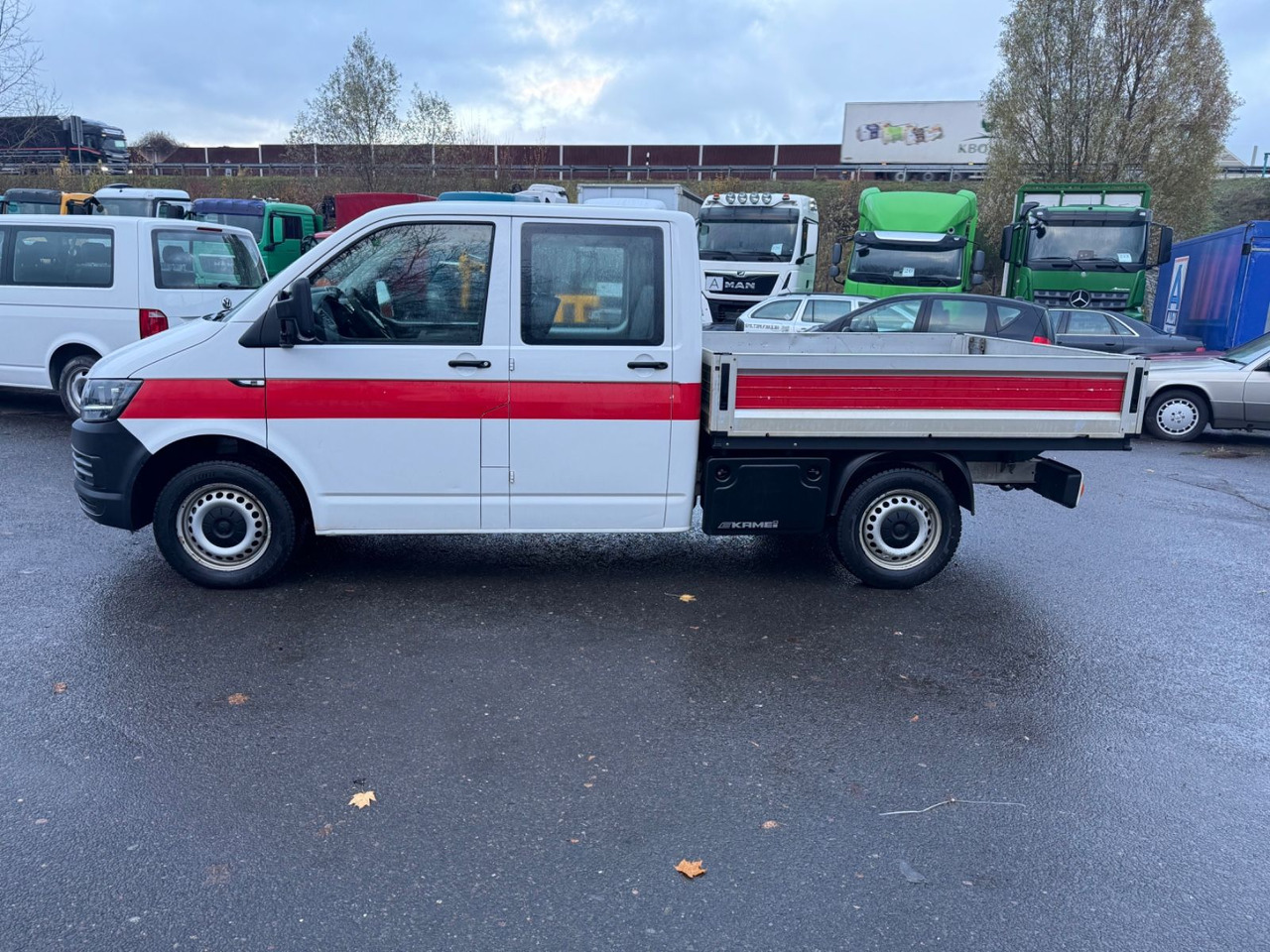 Volkswagen T6 Automatik Pritsche lang Doppelkabine - Xe tải nhỏ phẳng: hình 4 Volkswagen T6 Automatik Pritsche lang Doppelkabine - Xe tải nhỏ phẳng: hình 4