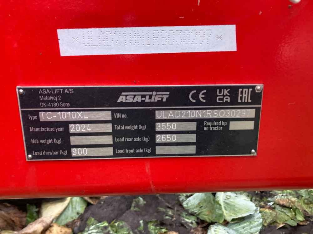 ASA-Lift TC-1010XL - Máy thu hoạch nho: hình 2 ASA-Lift TC-1010XL - Máy thu hoạch nho: hình 2
