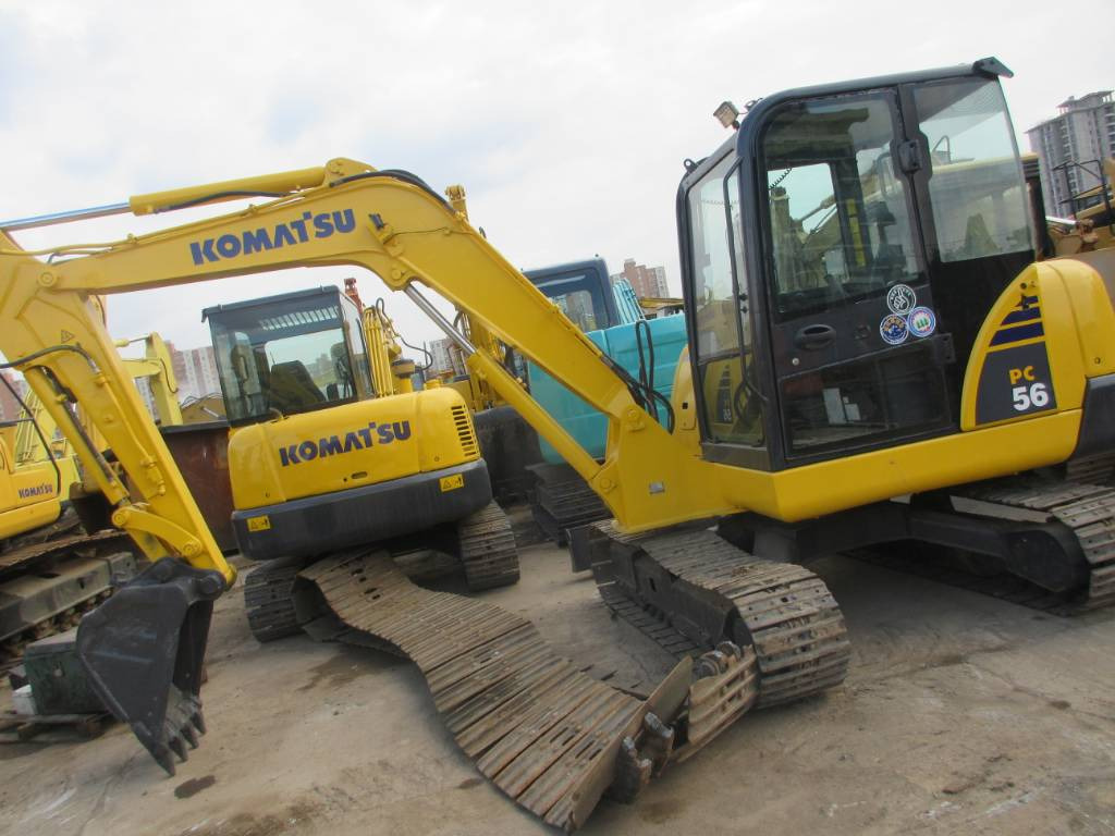 Komatsu PC56 - Máy xúc mini: hình 1 Komatsu PC56 - Máy xúc mini: hình 1
