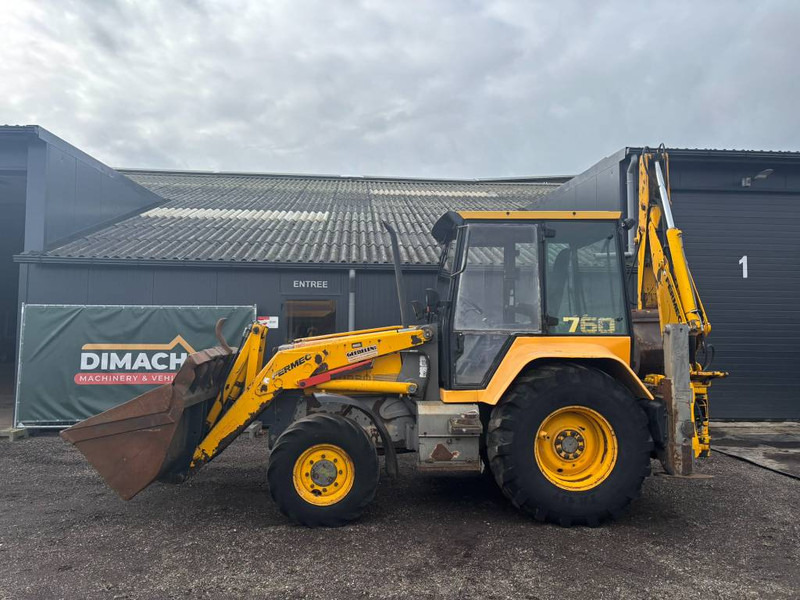 Fermec 760 backhoe loader telescopic arm JCB 3CX 4CX - Máy xúc trước múc sau: hình 1 Fermec 760 backhoe loader telescopic arm JCB 3CX 4CX - Máy xúc trước múc sau: hình 1