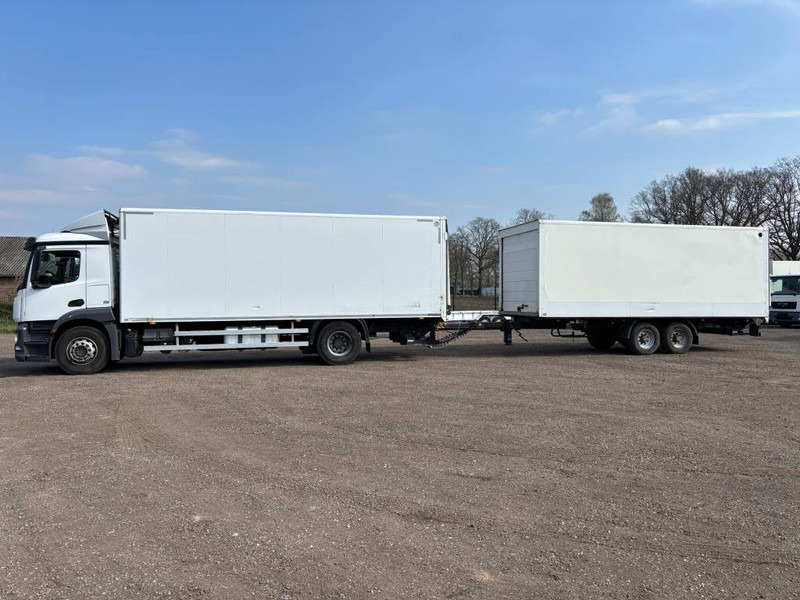 Mercedes-Benz Antos 1833 4x2ladebordwand + anhanger koffer Euro6 - Xe tải hộp: hình 1 Mercedes-Benz Antos 1833 4x2ladebordwand + anhanger koffer Euro6 - Xe tải hộp: hình 1