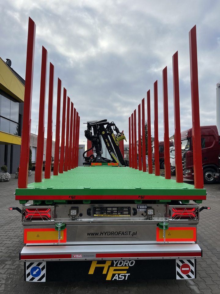 Hydrofast Przyczepa platforma 3 osiowa do przewozu drewna / 3-axle platform trailer for timber transport - Rơ moóc thùng lửng/ Phẳng: hình 3 Hydrofast Przyczepa platforma 3 osiowa do przewozu drewna / 3-axle platform trailer for timber transport - Rơ moóc thùng lửng/ Phẳng: hình 3