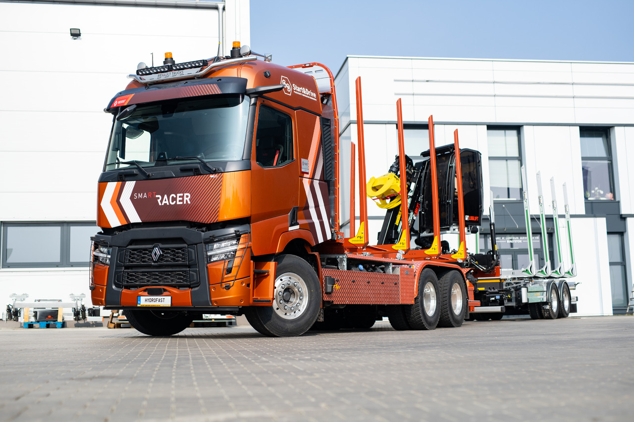 RENAULT TRUCKS C P6X4 Zabudowa do transportu drewna / Timber transport truck / Holztransportwagen/Camion de transport lemn - Xe chở gỗ, Xe tải điện: hình 4 RENAULT TRUCKS C P6X4 Zabudowa do transportu drewna / Timber transport truck / Holztransportwagen/Camion de transport lemn - Xe chở gỗ, Xe tải điện: hình 4