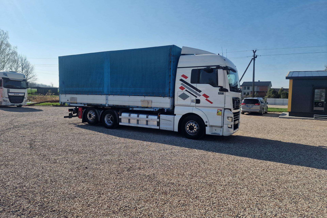 MAN TGX 26.420 - Xe tải thùng mui bạt: hình 1 MAN TGX 26.420 - Xe tải thùng mui bạt: hình 1