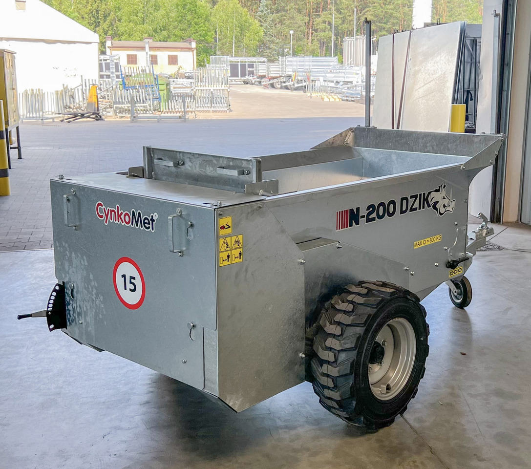 Cynkomet Miststreuer / Manure spreader / Epandeur à fumier N-200 DZIK - Máy rải phân chuồng: hình 3 Cynkomet Miststreuer / Manure spreader / Epandeur à fumier N-200 DZIK - Máy rải phân chuồng: hình 3