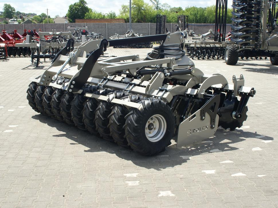 Bừa đĩa mới ROLEX Scheibenegge /  Disc harrow with hydropack and tire roller / Dechaumeur à disques / Erpice a dischi / Дисковая борона с гидропаком и колёсным катком / Agregat talerzowy uprawowy z hydropackiem i: hình 10