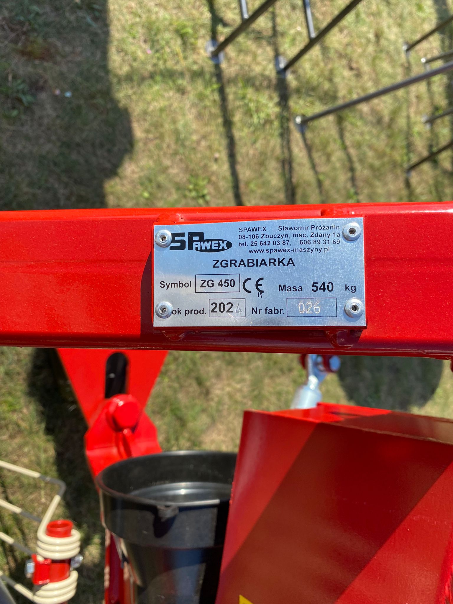 Dàn trải/ Cào mới Spawex Kreiselschwader / Rake / Andaineur / Rastrillo / Rastrello / Zgrabiarka 4,5 m: hình 6 Dàn trải/ Cào mới Spawex Kreiselschwader / Rake / Andaineur / Rastrillo / Rastrello / Zgrabiarka 4,5 m: hình 6