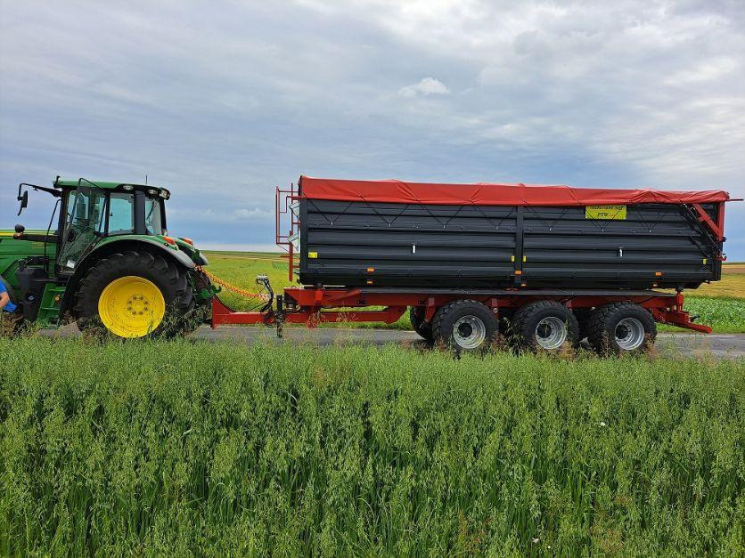Toa kéo nhỏng/ Xe đổ mới Techmont Anhänger / Trailer / Remorque / Rimorchio / Прицеп / Przyczepa tridem PTW 21 t: hình 9