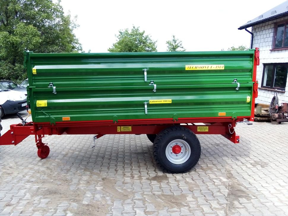 Techmont Anhänger / Trailer / Remorque / Rimorchio / Прицеп одноосный / Przyczepa jednoosiowa T-151/1 3,5 t - Toa kéo nhỏng/ Xe đổ: hình 3 Techmont Anhänger / Trailer / Remorque / Rimorchio / Прицеп одноосный / Przyczepa jednoosiowa T-151/1 3,5 t - Toa kéo nhỏng/ Xe đổ: hình 3