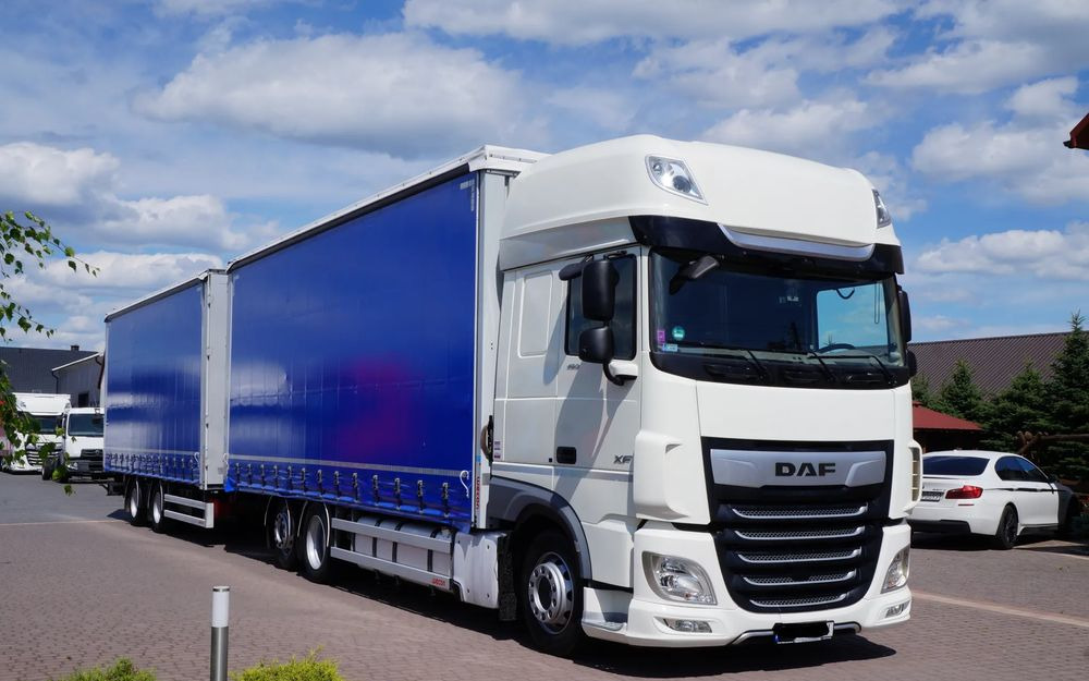 DAF XF 480 EURO 6 ZESTAW TANDEM PRZEJAZDOWY 120 M3 7,7 M + 7,7 M WECON - Xe tải thùng mui bạt: hình 1 DAF XF 480 EURO 6 ZESTAW TANDEM PRZEJAZDOWY 120 M3 7,7 M + 7,7 M WECON - Xe tải thùng mui bạt: hình 1