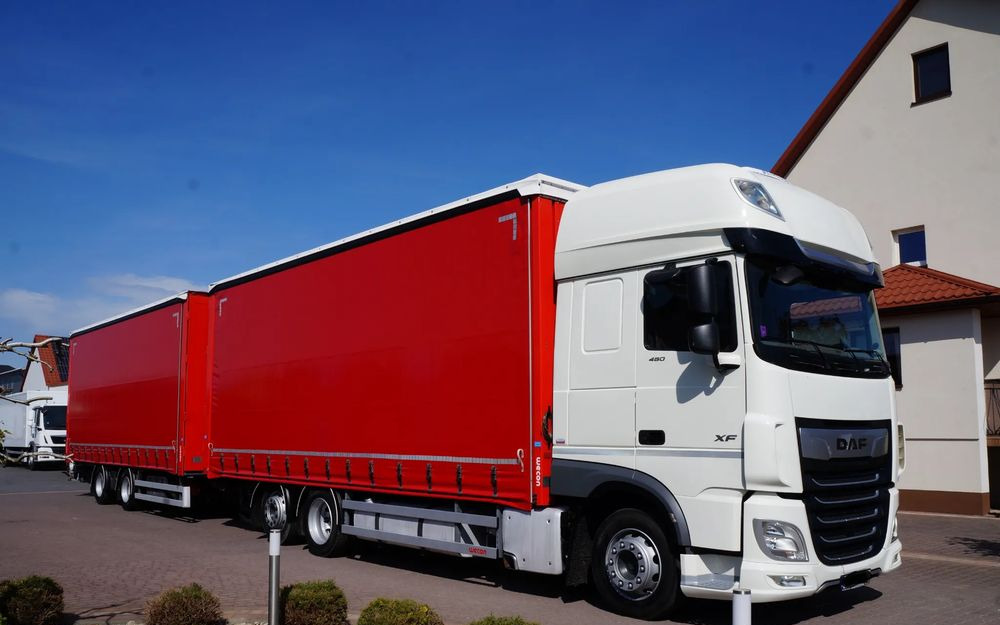 DAF XF 480 EURO 6 ZESTAW TANDEM PRZEJAZDOWY 120 M3 7,8 M + 7,8 M WECON - Xe tải thùng mui bạt: hình 1 DAF XF 480 EURO 6 ZESTAW TANDEM PRZEJAZDOWY 120 M3 7,8 M + 7,8 M WECON - Xe tải thùng mui bạt: hình 1
