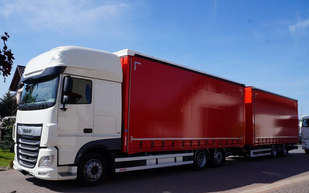 DAF XF 480 EURO 6 ZESTAW TANDEM PRZEJAZDOWY 120 M3 7,8 M + 7,8 M WECON - Xe tải thùng mui bạt: hình 2 DAF XF 480 EURO 6 ZESTAW TANDEM PRZEJAZDOWY 120 M3 7,8 M + 7,8 M WECON - Xe tải thùng mui bạt: hình 2