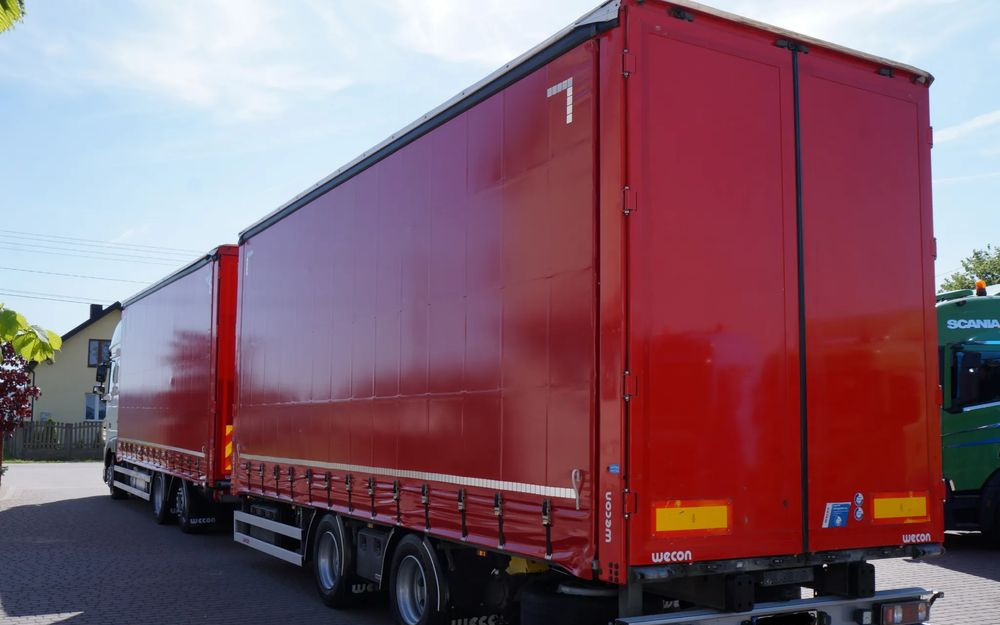 DAF XF 480 EURO 6 ZESTAW TANDEM PRZEJAZDOWY 120 M3 7,8 M + 7,8 M WECON - Xe tải thùng mui bạt: hình 3 DAF XF 480 EURO 6 ZESTAW TANDEM PRZEJAZDOWY 120 M3 7,8 M + 7,8 M WECON - Xe tải thùng mui bạt: hình 3