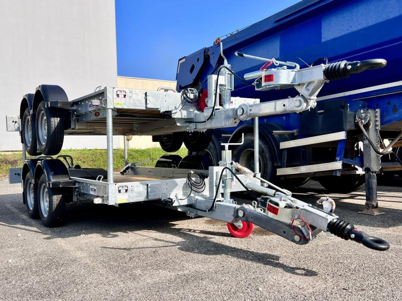 Ecim E350AF REMORQUE PORTE ENGINS 2 ESSIEUX 3T5 NEUVE - Rơ moóc tự động vận chuyển: hình 3 Ecim E350AF REMORQUE PORTE ENGINS 2 ESSIEUX 3T5 NEUVE - Rơ moóc tự động vận chuyển: hình 3