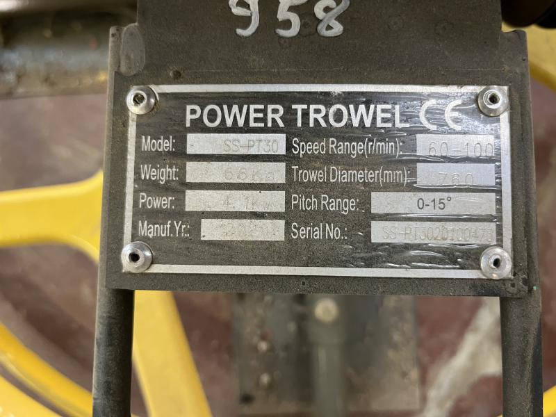 Máy xoa nền bê tông POWER TROWEL SS-PT30 Hélicoptère: hình 7