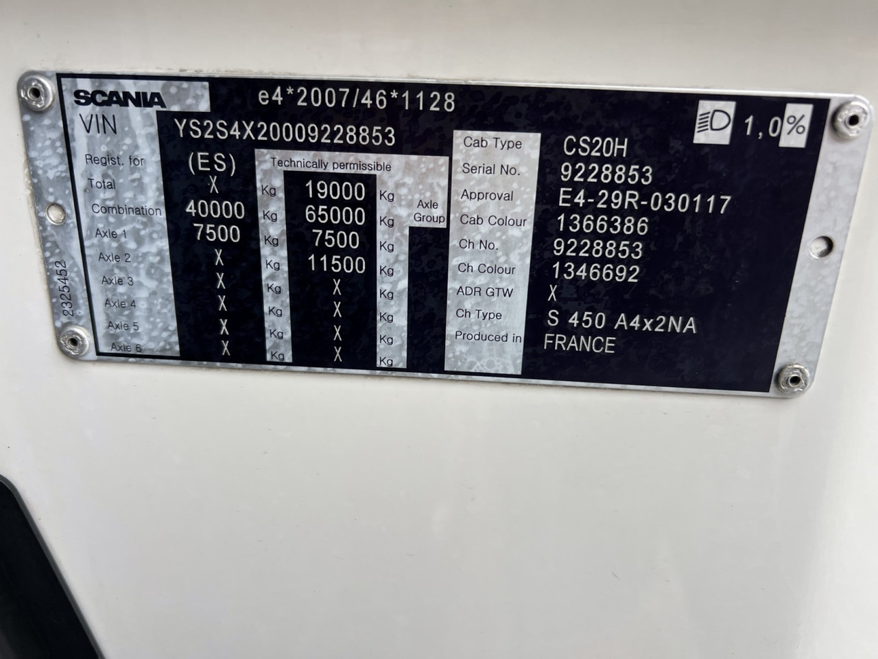 Xe tải SCANIA S450: hình 43