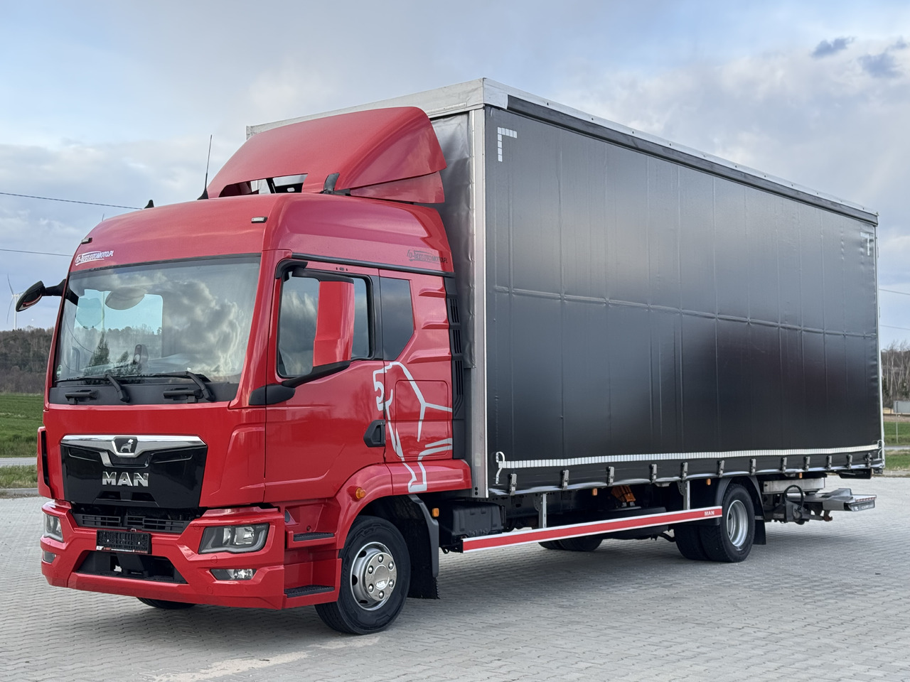 MAN TGL 12.250 / FIRANKA / WINDA / 20 EUROPALET / 8.20 M DŁ / SYPIALKA / 2021 - Xe tải thùng mui bạt: hình 2 MAN TGL 12.250 / FIRANKA / WINDA / 20 EUROPALET / 8.20 M DŁ / SYPIALKA / 2021 - Xe tải thùng mui bạt: hình 2