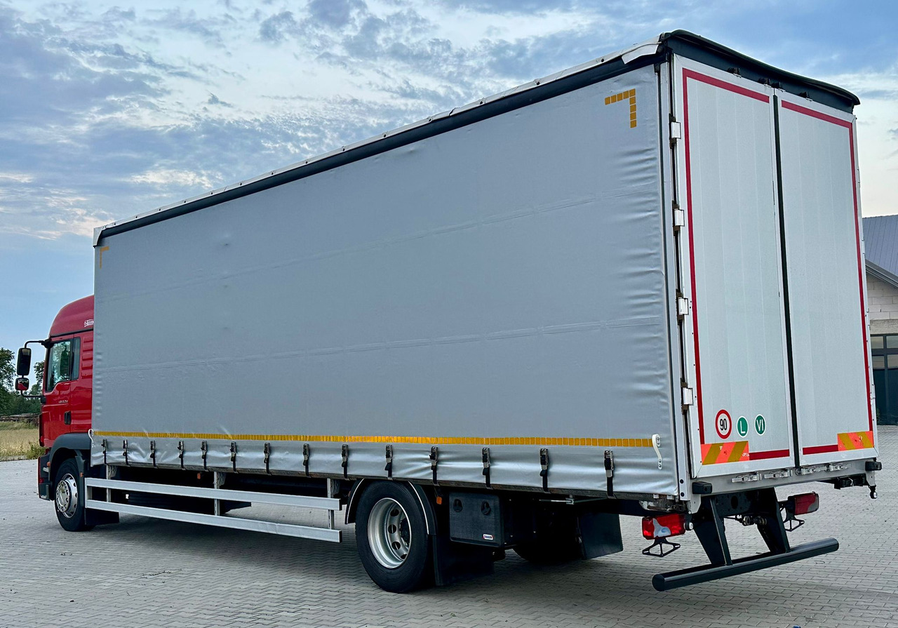 MAN TGM 18.290 / FIRANKA / 22 PALETY / AUTOMAT / EURO 6 / SYPIALKA / ŁADOWNOŚĆ 9 700 - Xe tải thùng mui bạt: hình 3 MAN TGM 18.290 / FIRANKA / 22 PALETY / AUTOMAT / EURO 6 / SYPIALKA / ŁADOWNOŚĆ 9 700 - Xe tải thùng mui bạt: hình 3