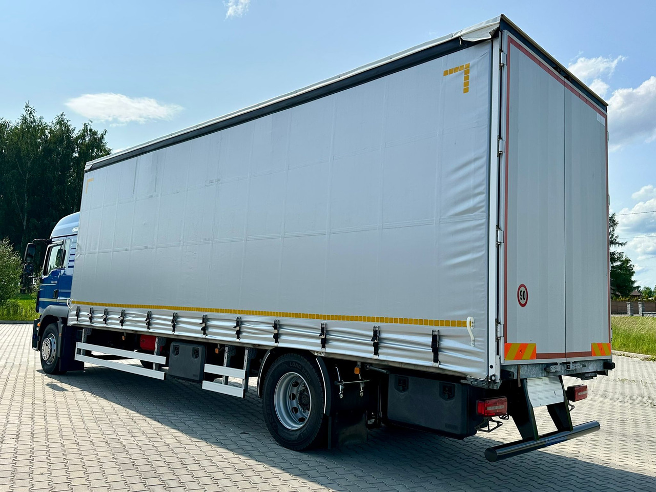 MAN TGM 18.320 / FIRANKA / 20 EUROPALET / 8.3 M DŁUGOŚCI / AUTOMAT / SYPIALKA / 2018 ROK / 9 809 KG ŁADOWNOŚCI - Xe tải thùng mui bạt: hình 3 MAN TGM 18.320 / FIRANKA / 20 EUROPALET / 8.3 M DŁUGOŚCI / AUTOMAT / SYPIALKA / 2018 ROK / 9 809 KG ŁADOWNOŚCI - Xe tải thùng mui bạt: hình 3