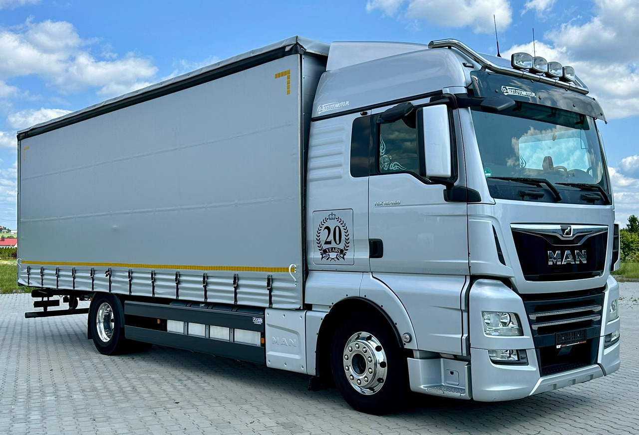 MAN TGX 18.460 / FIRANKA / 20 EUROPALET / ALUSY / SKÓRY / 260 TYS KM / 2019 ROK / Z NIEMIEC - Xe tải thùng mui bạt: hình 1 MAN TGX 18.460 / FIRANKA / 20 EUROPALET / ALUSY / SKÓRY / 260 TYS KM / 2019 ROK / Z NIEMIEC - Xe tải thùng mui bạt: hình 1