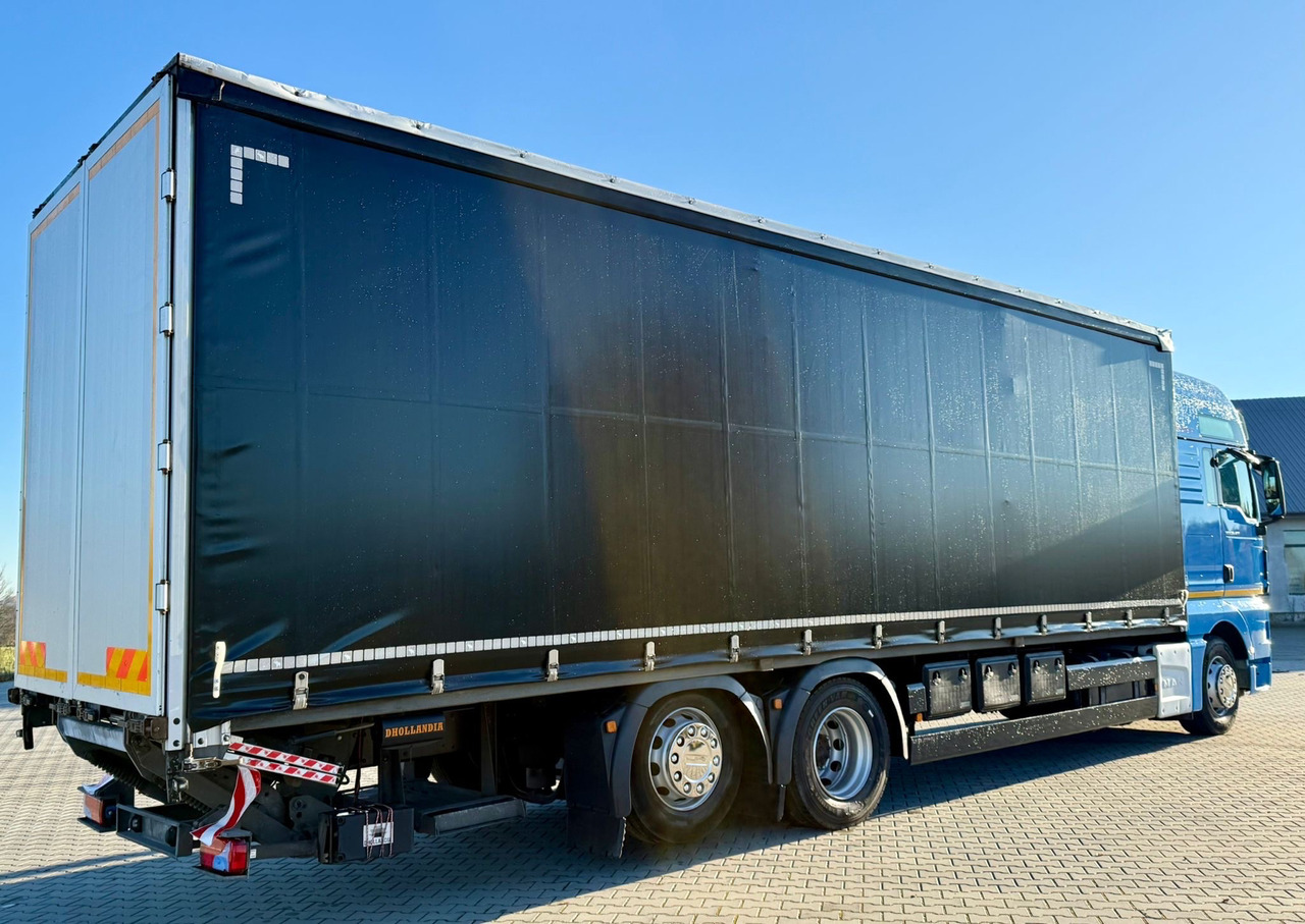 MAN TGX 26.420 / FIRANKA / WINDA / 23 EUROPALETY / 6x2 / AUTOMAT / EURO 6 / OŚ PODNOSZONA / DUŻA KABINA / 2019 ROK - Xe tải thùng mui bạt: hình 3 MAN TGX 26.420 / FIRANKA / WINDA / 23 EUROPALETY / 6x2 / AUTOMAT / EURO 6 / OŚ PODNOSZONA / DUŻA KABINA / 2019 ROK - Xe tải thùng mui bạt: hình 3