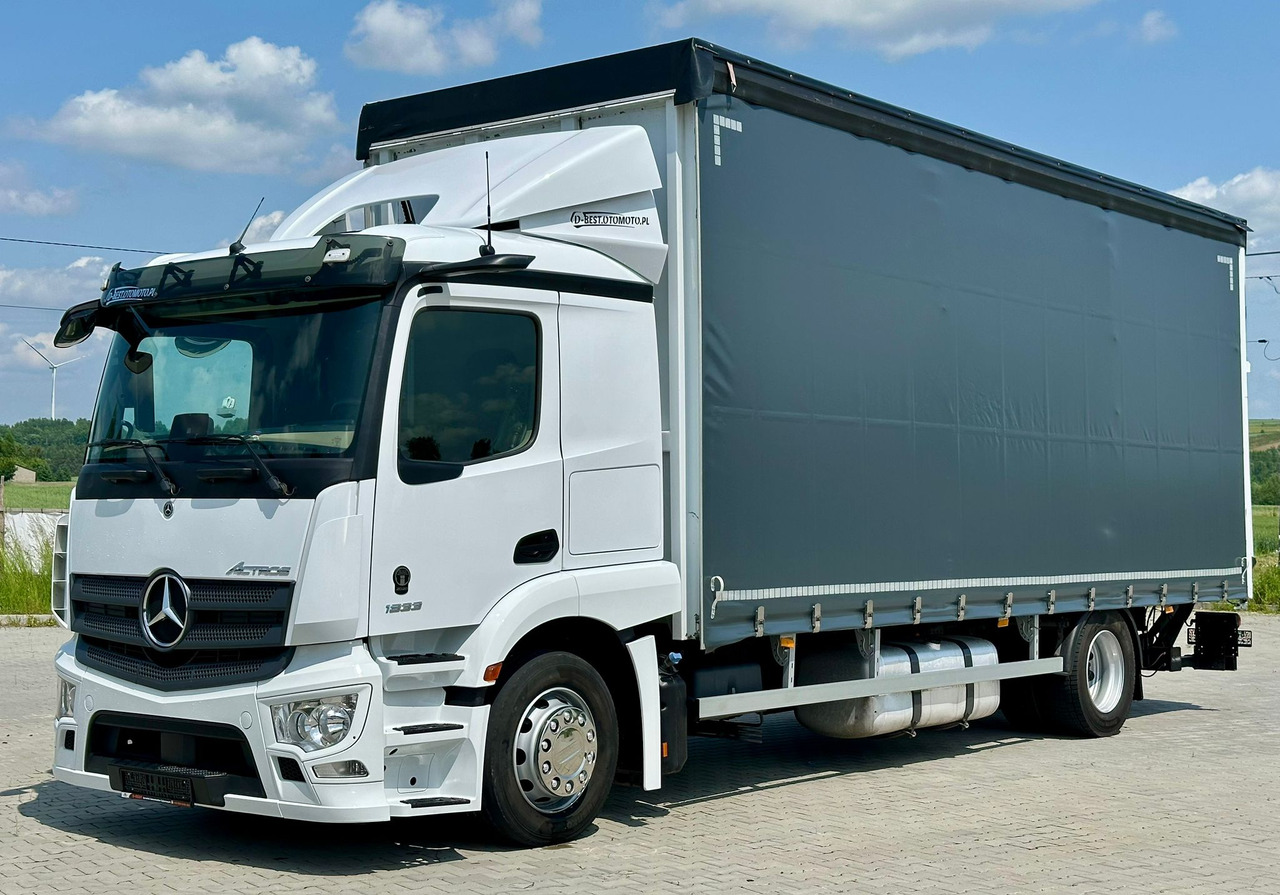 MERCEDES-BENZ ACTROS 1833 / FIRANKA / WINDA / 18 PALET / AUTOMAT / 310 TYS KM / DUŻY SILNIK / 2020 ROK / SYPIALKA - Xe tải thùng mui bạt: hình 2 MERCEDES-BENZ ACTROS 1833 / FIRANKA / WINDA / 18 PALET / AUTOMAT / 310 TYS KM / DUŻY SILNIK / 2020 ROK / SYPIALKA - Xe tải thùng mui bạt: hình 2