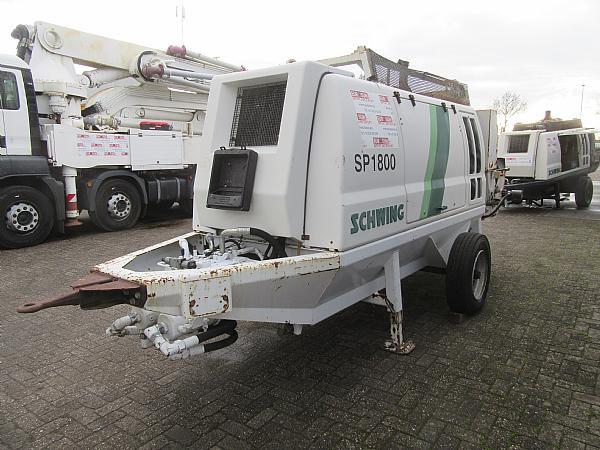 2014 SCHWING SP1800 D 129KW trailer pump - Máy bơm bê tông tĩnh: hình 2 2014 SCHWING SP1800 D 129KW trailer pump - Máy bơm bê tông tĩnh: hình 2