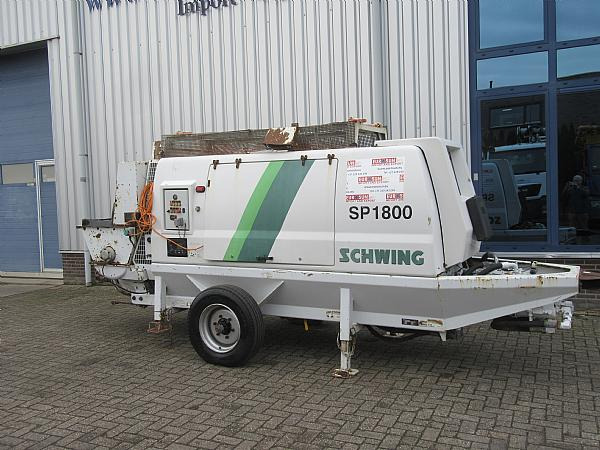2015 SP 1800 D4 125 KW trailer static pump - Máy bơm bê tông tĩnh: hình 1 2015 SP 1800 D4 125 KW trailer static pump - Máy bơm bê tông tĩnh: hình 1