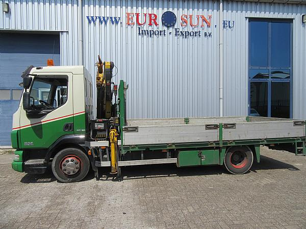 DAF DAF FA LF 45.160 & HIAB crane. - Xe tải thùng lửng/ Phẳng, Xe cẩu tự hành: hình 2 DAF DAF FA LF 45.160 & HIAB crane. - Xe tải thùng lửng/ Phẳng, Xe cẩu tự hành: hình 2
