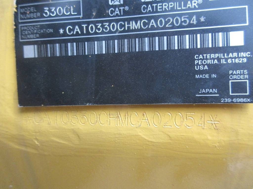 CAT 330 CL - Máy xúc bánh xích: hình 3 CAT 330 CL - Máy xúc bánh xích: hình 3