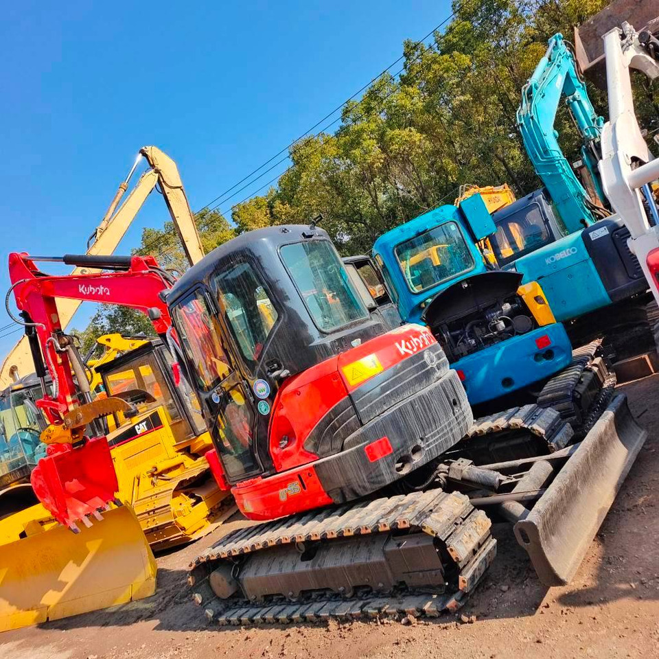 Kubota U 55 - Máy xúc mini: hình 1 Kubota U 55 - Máy xúc mini: hình 1