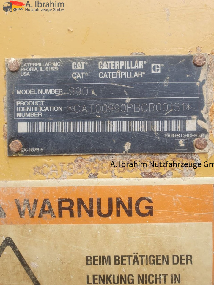 CAT 990 Zustand gut, Video vorhanden ohne Ketten!! - Máy xúc lật bánh lốp: hình 2 CAT 990 Zustand gut, Video vorhanden ohne Ketten!! - Máy xúc lật bánh lốp: hình 2