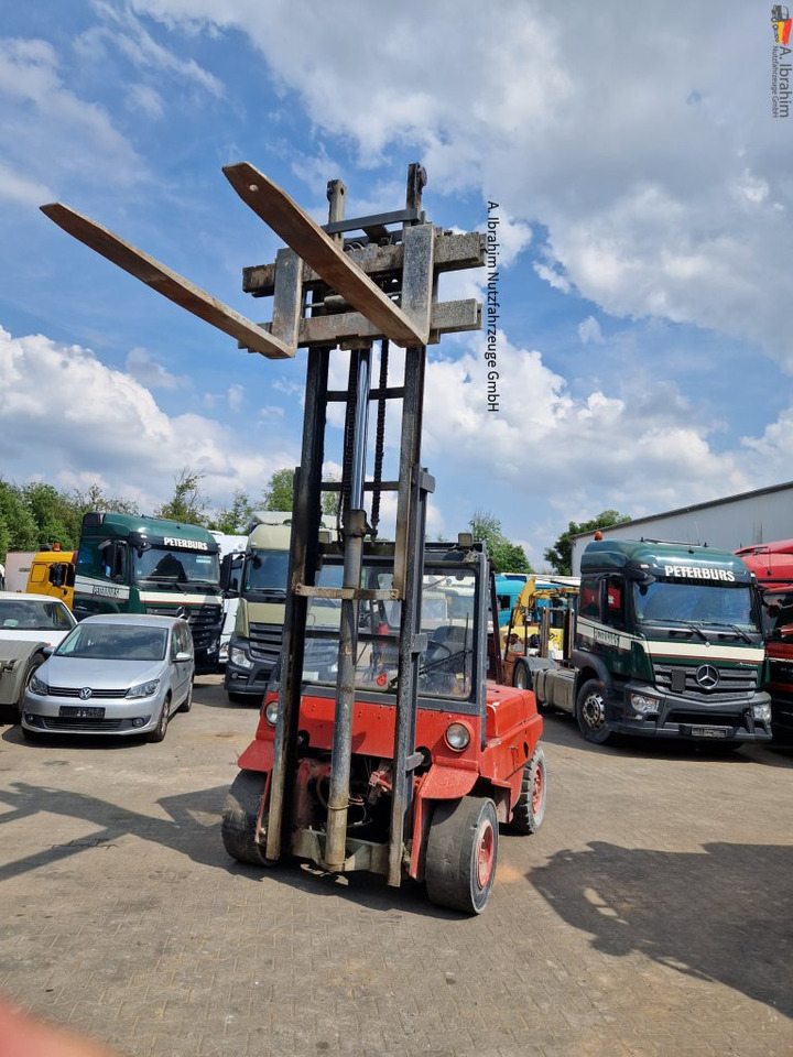 Xe nâng diesel Linde H60 alt, aber läuft. 2x vorhanden, Tragfähigkeit 6000 kg: hình 9