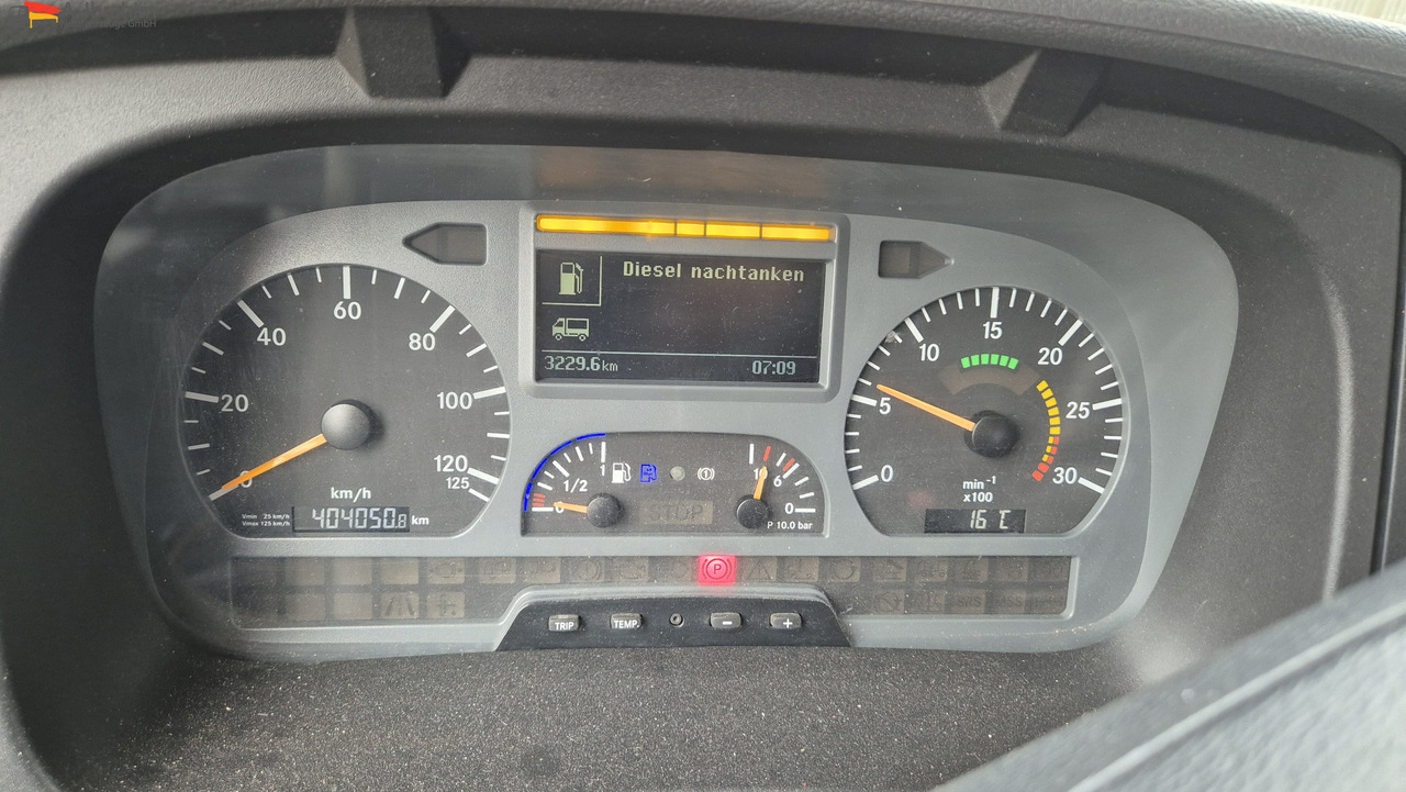 Xe tải thùng lửng/ Phẳng, Xe cẩu tự hành Mercedes-Benz 1833 HIAB Kran, Funk FB Scheckheft gepflegt bei Mercedes: hình 13