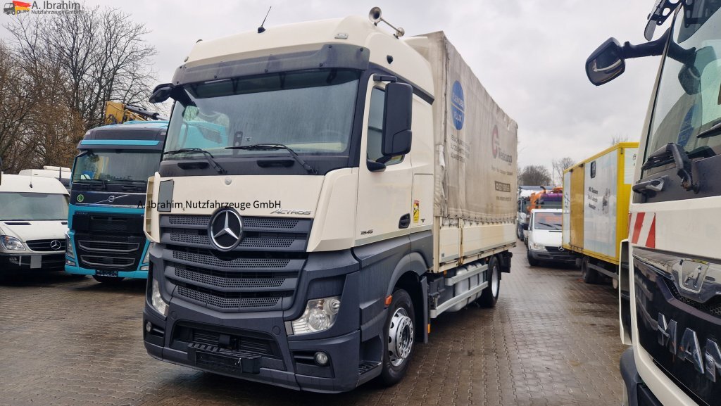Mercedes-Benz 1845 Retarder Klima, Kühlschrank Edscha, Retarder, LBW, Zustand gut - Xe tải thùng mui bạt: hình 1 Mercedes-Benz 1845 Retarder Klima, Kühlschrank Edscha, Retarder, LBW, Zustand gut - Xe tải thùng mui bạt: hình 1