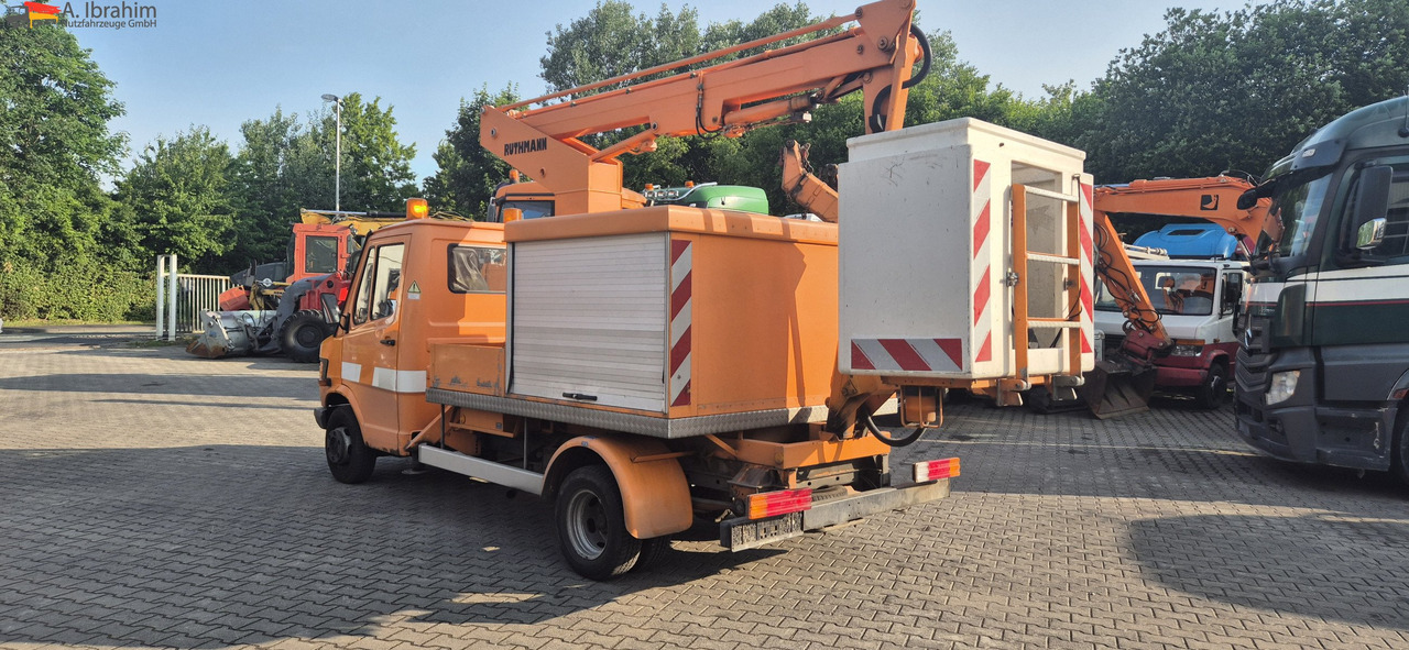 Nền bục trên không gắn trên xe tải Mercedes-Benz 410D Ruthmann KL 90 Topzustand UVV gültig: hình 10 Nền bục trên không gắn trên xe tải Mercedes-Benz 410D Ruthmann KL 90 Topzustand UVV gültig: hình 10