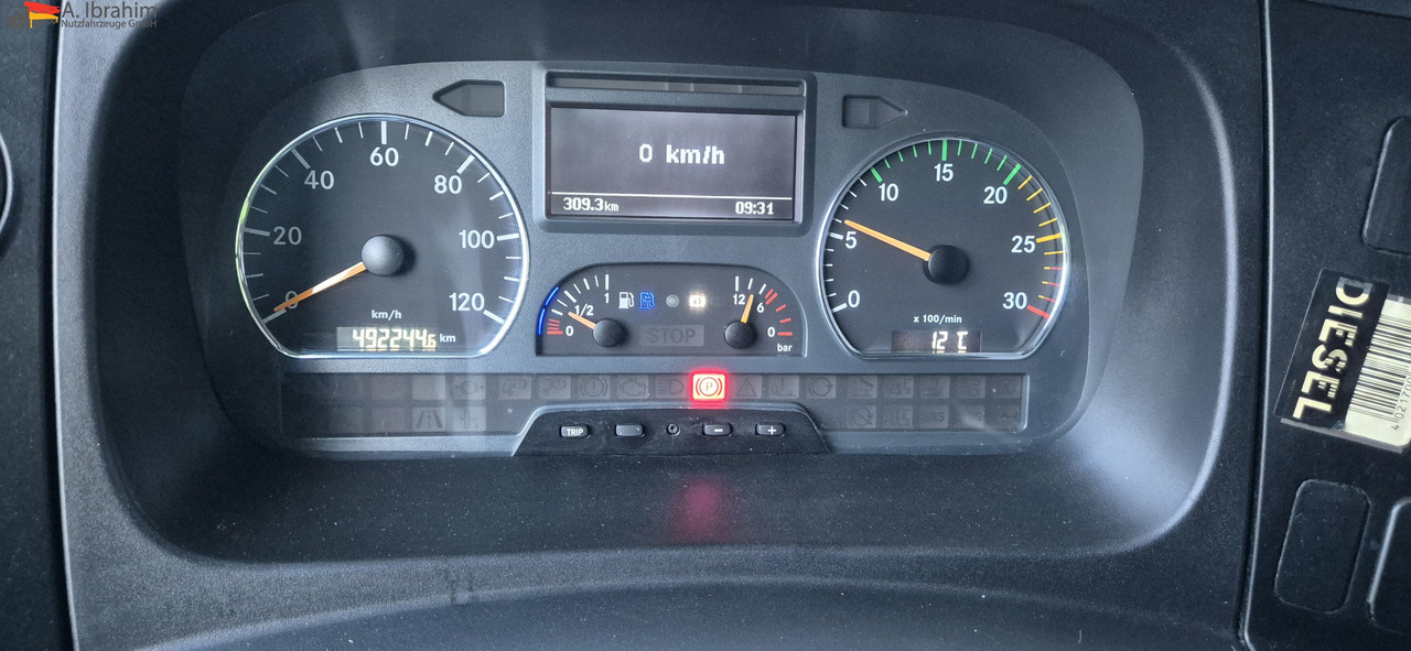 Xe tải nhỏ thùng kín Mercedes-Benz 816L LBW, Blatt gefedert: hình 13